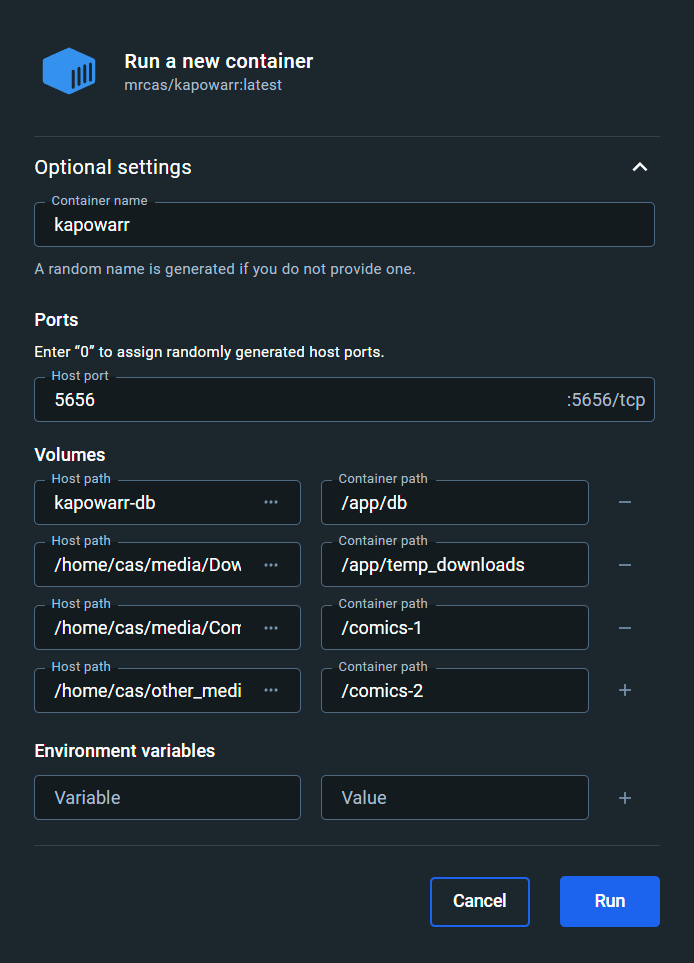 Docker Desktop Example